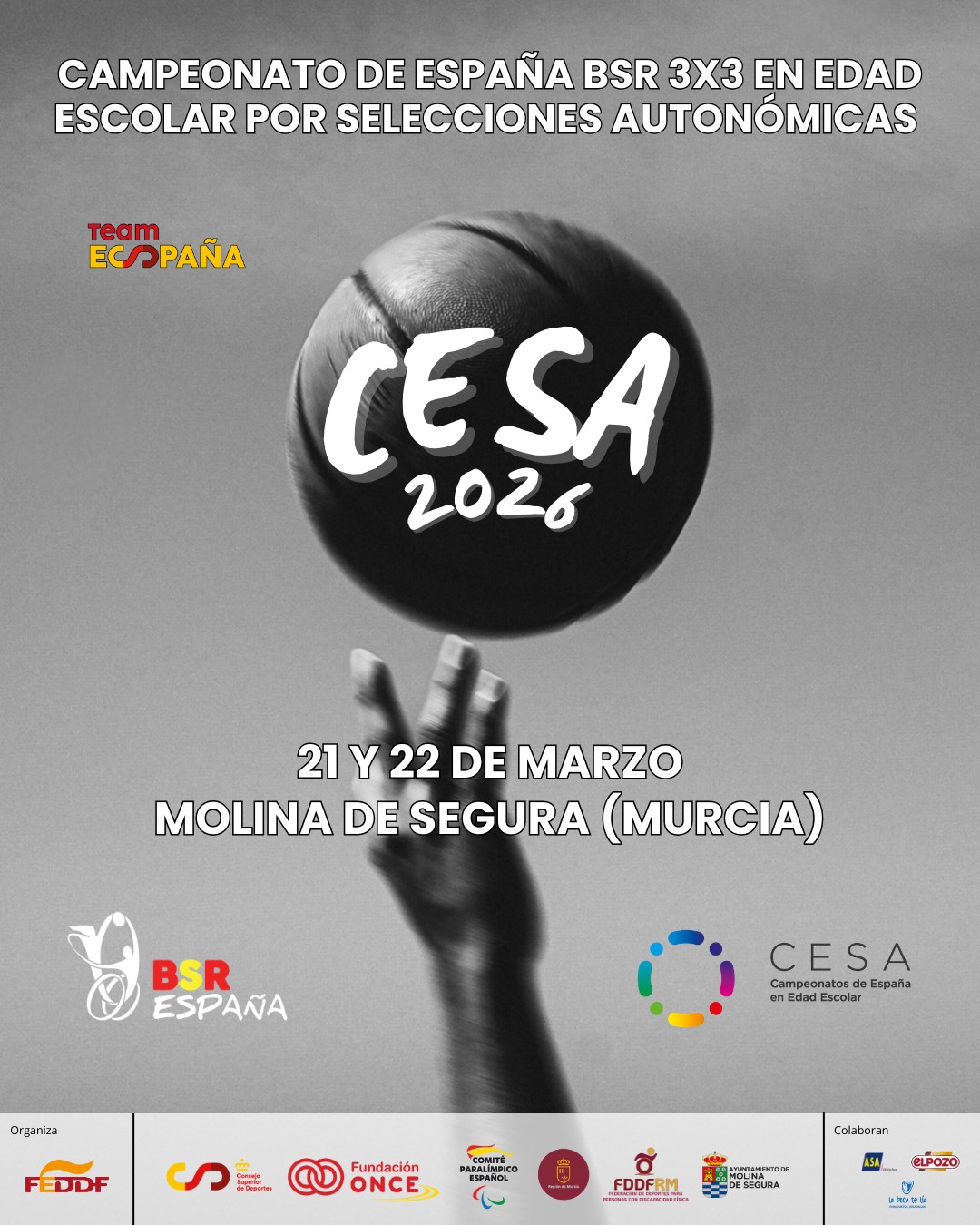 Campeonato de Espa&ntilde;a 3x3 en edad escolar por selecciones auton&oacute;micas